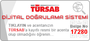 TÜRSAB Dijital Doğrulama Sistemi Belge No 17280